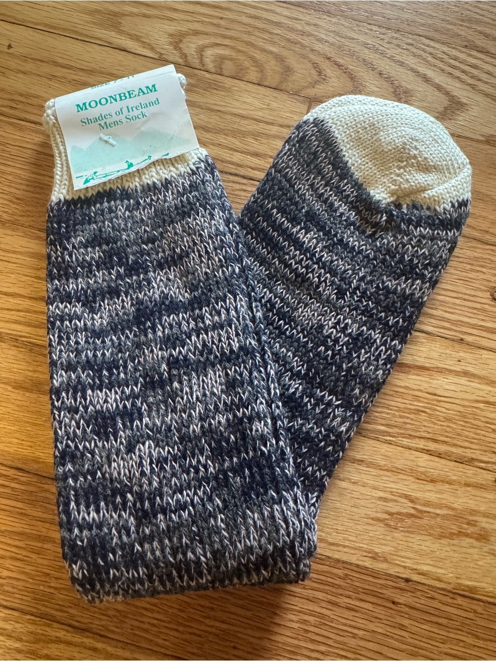 Men’s Aran Irish wool socks